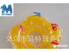 PVC充氣嬰兒脖圈可調(diào)節(jié)脖子圈帶鈴鐺救生圈嬰兒游泳圈 腋下圈