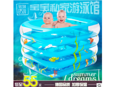 超大號(hào)兒童充氣游泳池正品加厚嬰幼兒浴盆多層戲水池多功能球池