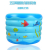 正品加厚加高五環(huán)圓形嬰幼兒充氣游泳池 家庭寶寶充氣戲水池