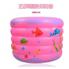 正品加厚加高五環(huán)圓形嬰幼兒充氣游泳池 家庭寶寶充氣戲水池