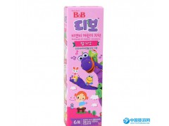 韓國正品保寧草莓味兒童牙膏90g NB10-04 母嬰洗護用