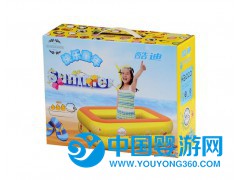 新款酷迪120CM嬰兒浴盆洗澡盆充氣游泳池戲水池波波池現貨