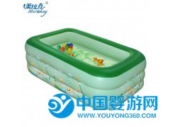 美拉奇210三層泡泡底加厚加高游泳池超大家庭游泳池雙排水現貨