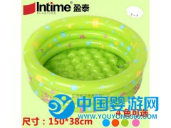 T3414三環兒童充氣水池嬰兒游泳池戲水釣魚海洋球池
