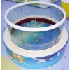 供應圓形玻璃池兒童游泳池鋼化玻璃池