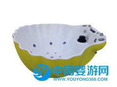 七彩貝殼夢(mèng)幻泡泡進(jìn)口亞克力嬰兒游泳池兒童洗澡盆水電分離