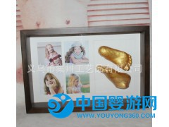 實木立體寶寶手腳模/印相框加厚永生花相框畫框內厚6厘米
