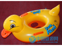充氣加厚小黃鴨游泳圈