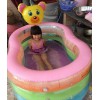 盈泰四環(huán)八字形充氣游泳池 卡通水池兒童戲水 小鴨小熊充氣泳池