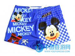 正品批發可愛卡通嬰兒游泳館男童溫泉平角寶寶兒童游泳褲