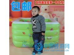 兒童水池 戲水池 充氣水池 嬰兒游泳池 嬰兒水池 四層方形水池