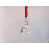 水晶蘋果嬰幼兒胎毛胎發(fā)吊墜 胎毛掛墜紀(jì)念品 胎毛墜