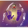 批發 水晶嬰幼兒紀念品 冰山新生幼兒水晶手足印紀念品