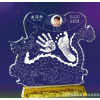 批發生產寶寶手足印/水晶手腳印/寶寶紀念品/嬰幼兒紀念品龍款