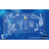 【廠家熱銷】龍鳳呈祥水晶嬰幼兒手腳印紀念品 寶寶手足印紀念品