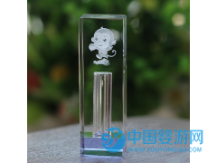 水晶印章胎毛 寶寶嬰兒紀(jì)念品臍帶章K9水晶定制刻字廠家直銷