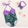 歐美外貿女童泳衣美人魚分體泳衣兩件套