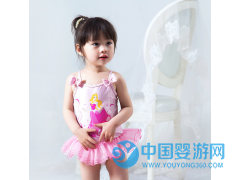 兒童幼兒女寶寶蓬裙連體泳衣2歲4歲6歲泳裝