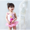 兒童幼兒女寶寶蓬裙連體泳衣2歲4歲6歲泳裝