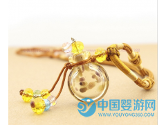 意大利工藝琉璃 胎毛吊墜 精油瓶項(xiàng)鏈吊墜 批發(fā)胎毛墜紀(jì)念品