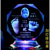 一件代發 寶寶手足印定制 水晶手腳印制作 嬰兒出生滿月紀念品