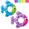 正品INTEX熱帶魚浮圈 兒童游泳圈 嬰幼兒救生圈 寶寶腋下圈 3-6歲