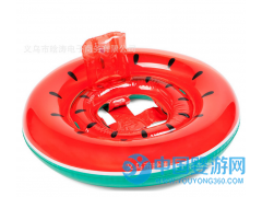 新款熱賣兒童充氣游泳圈嬰幼兒腋下救生圈寶寶西瓜雙層坐圈 批發