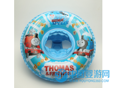 奇彩貝帶把手托馬斯嬰兒游泳圈腋下圈寶寶坐圈兒童救生圈加厚款
