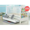 小龍貝爾愛(ài)城堡嬰兒床實(shí)木歐式游戲床水性漆多功能寶寶床