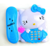 嬰幼兒童早教益智多功能KT貓音樂發(fā)光電話機(jī)