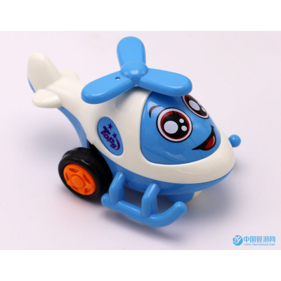 新生嬰兒寶寶益智早教慣性卡通小飛機回力車
