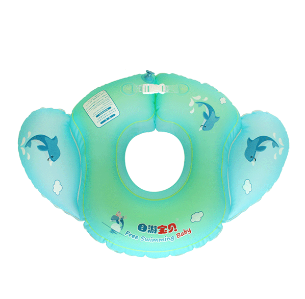 自游寶貝寶寶游泳天使圈4氣囊防側翻嬰兒游泳圈